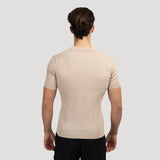 Ribbed Knit Resort Polo